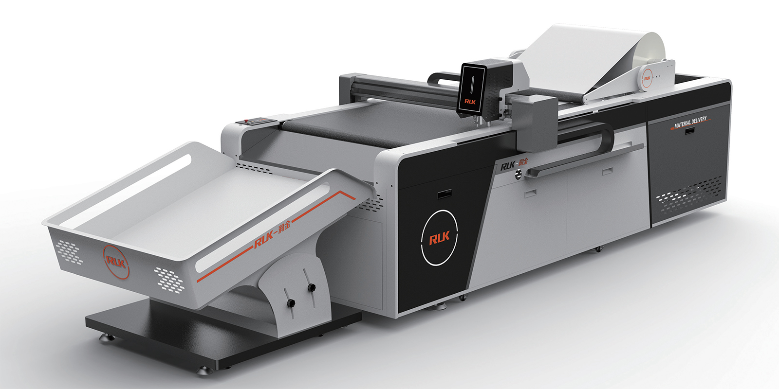 Máquina automática de corte e impressão digital de papel de etiqueta adesiva MKC-0806L